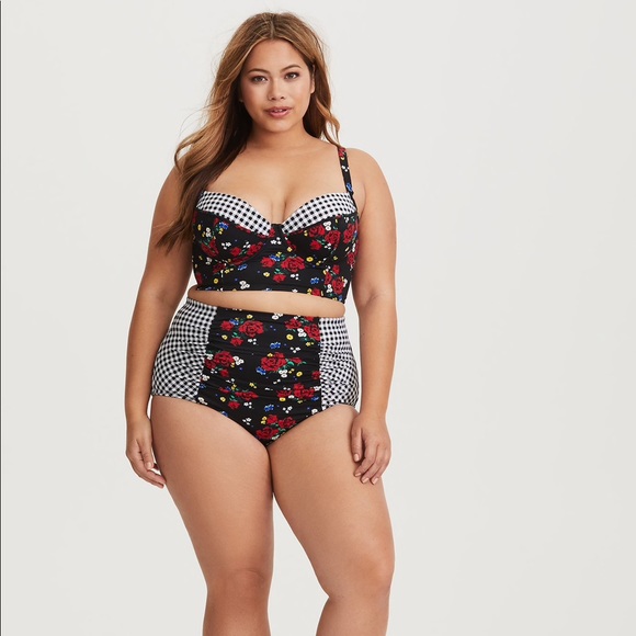 torrid Other - Torrid Gingham 🌹 Underwire Bikini Bottom 0 | 12